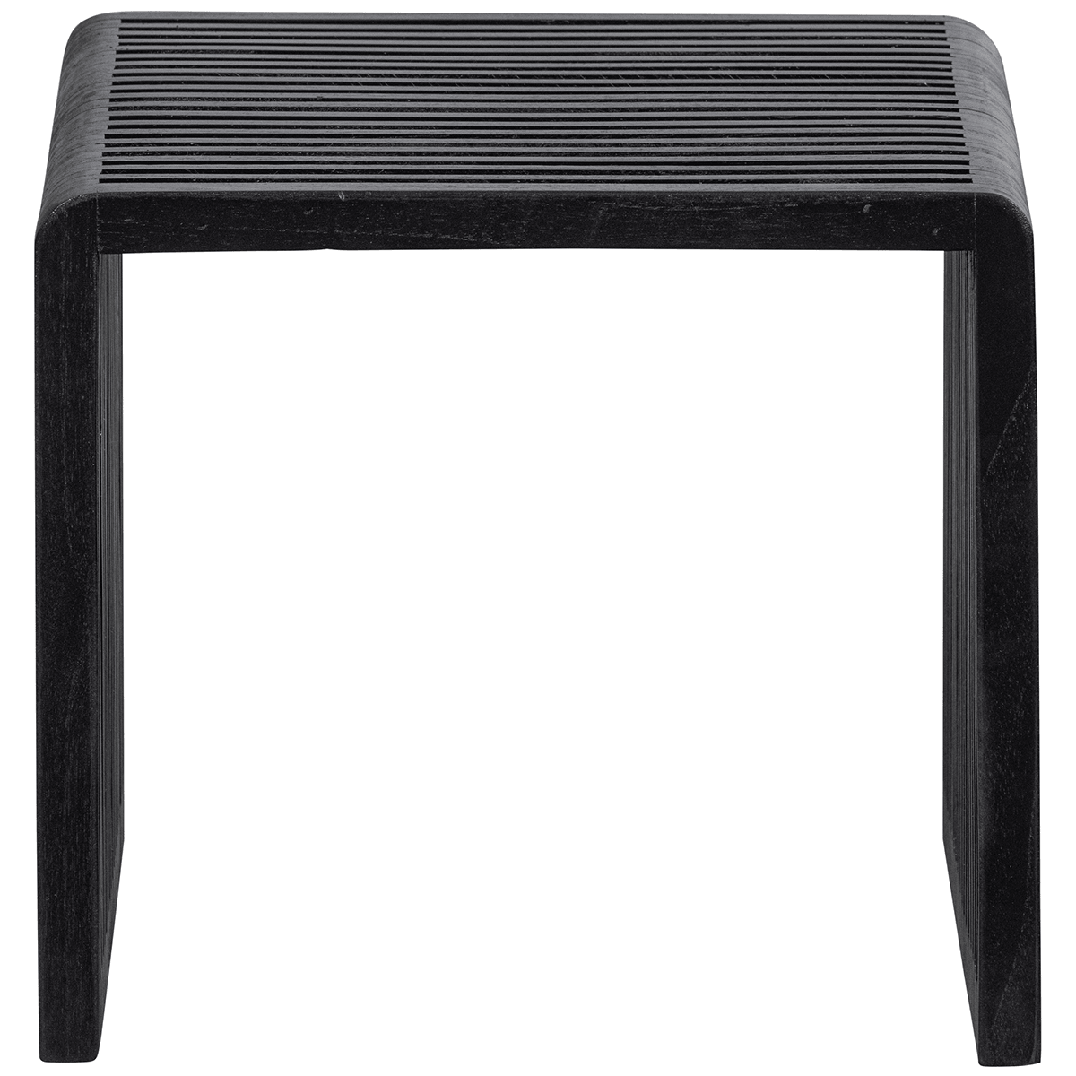Willa Black Teak Wood Side Table (2/Set) - WOO .Design