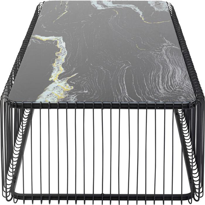 Wire Glass Marble Coffee Table - WOO .Design