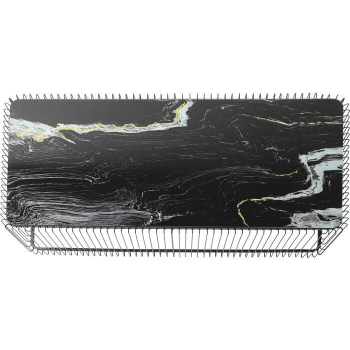 Wire Glass Marble Coffee Table - WOO .Design