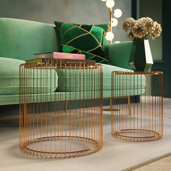 Wire Side Table (2-Set) - WOO .Design