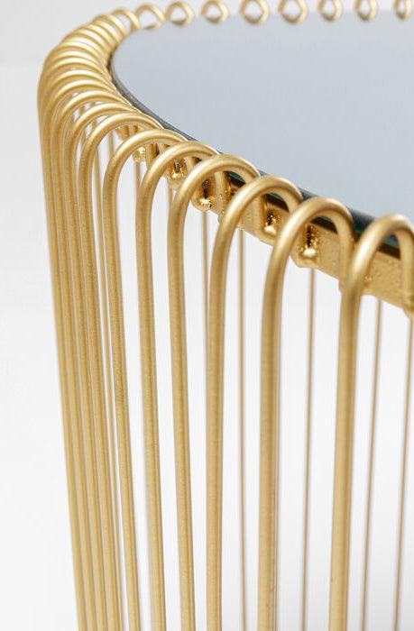 Wire Glass Triangle Side Table (2/Set) - WOO .Design