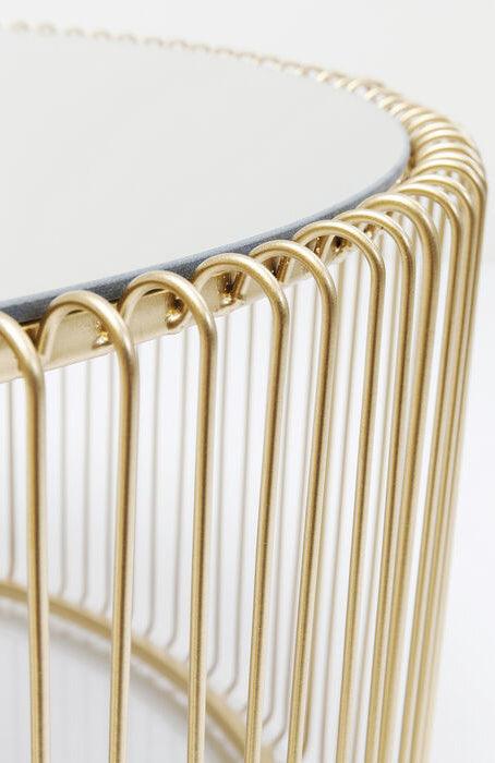 Wire Uno Glass Round Coffee Table - WOO .Design