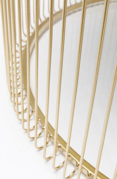 Wire Uno Glass Round Coffee Table - WOO .Design