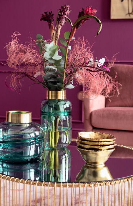 Wire Uno Glass Round Coffee Table - WOO .Design