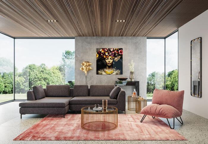 Wire Uno Glass Round Coffee Table - WOO .Design