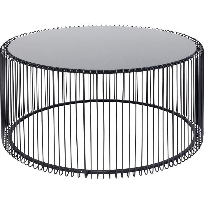 Wire Uno Glass Round Coffee Table - WOO .Design