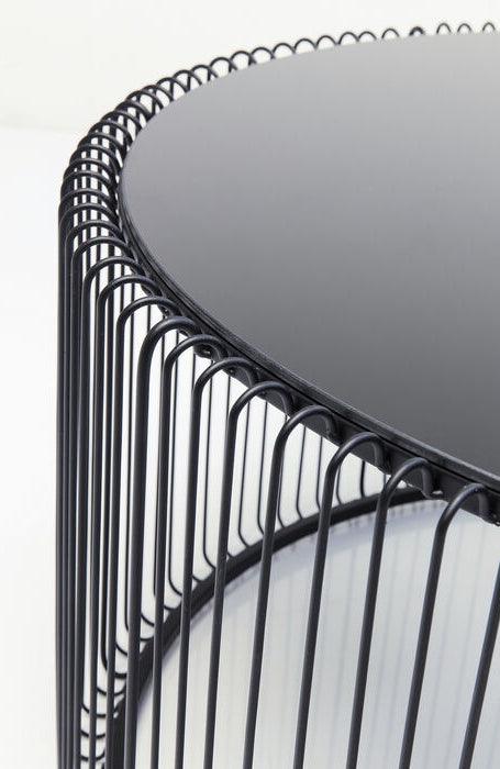 Wire Uno Glass Round Coffee Table - WOO .Design