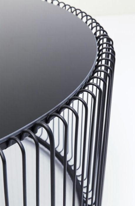 Wire Uno Glass Round Coffee Table - WOO .Design