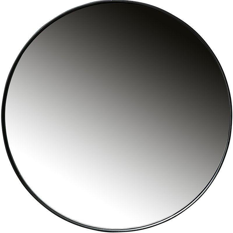 Doutzen Mini Black Metal Round Mirror