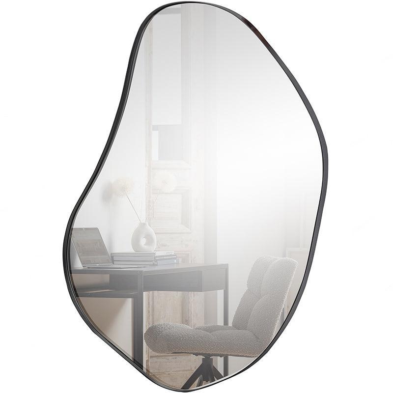 Romee Black Metal Organic Mirror