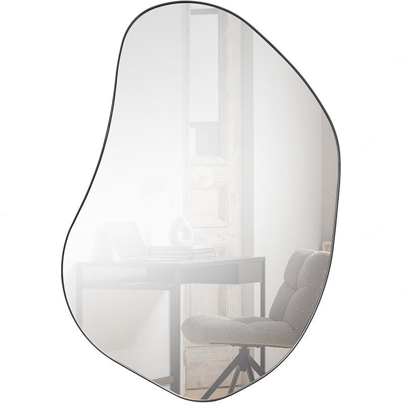 Romee Black Metal Organic Mirror