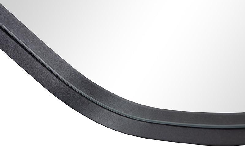 Romee Black Metal Organic Mirror