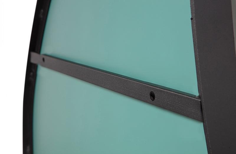 Romee Black Metal Organic Mirror