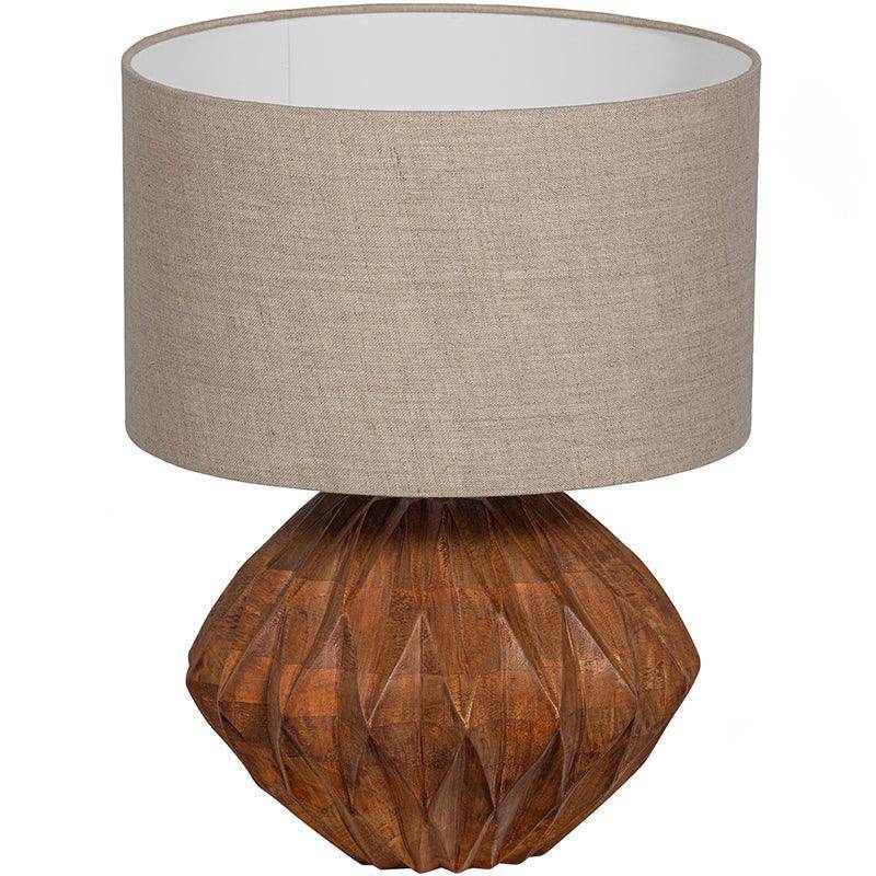 Torin Carvet Natural Table Lamp