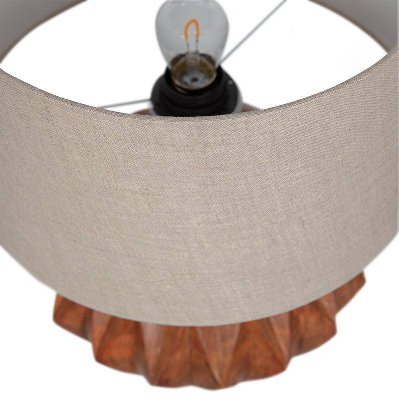 Torin Carvet Natural Table Lamp
