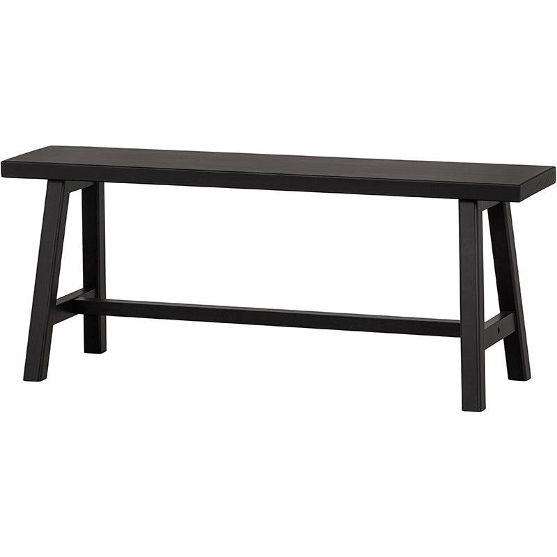Imme Black Pine Wood Bench