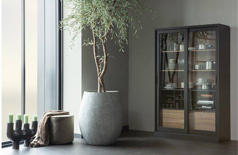James Pine Wood Cabinet