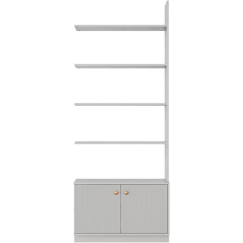 Madu Cloud Grey Pine Wood Expansion For Bookcase (outlet)