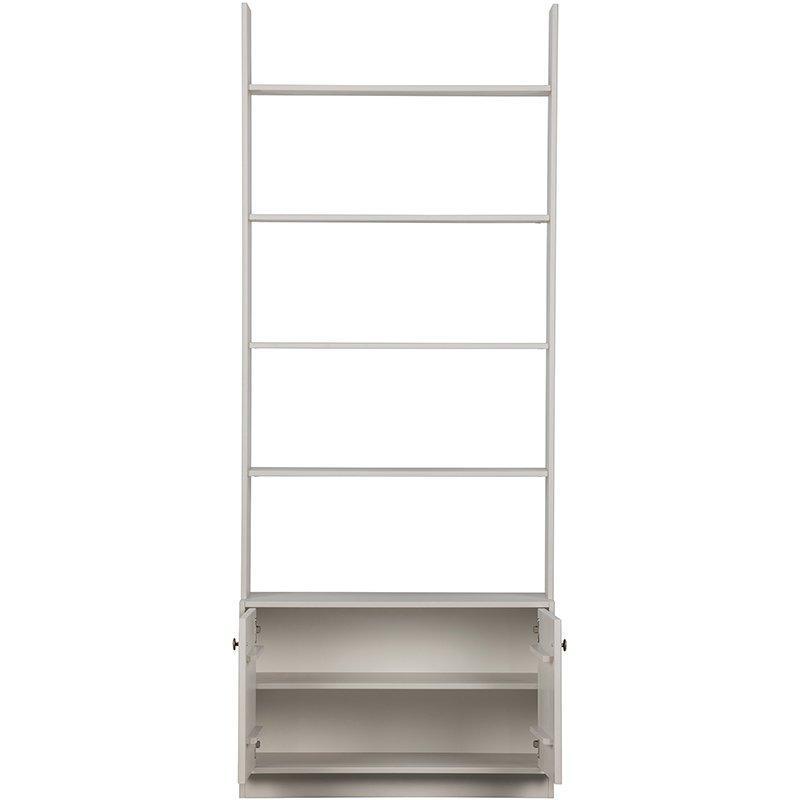 Madu Deep Cloud Grey Pine Wood Bookcase