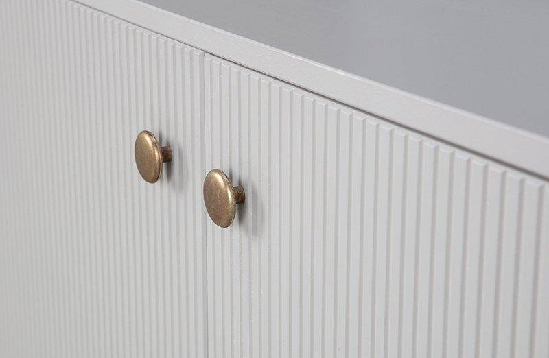 Madu Deep Cloud Grey Pine Wood Bookcase