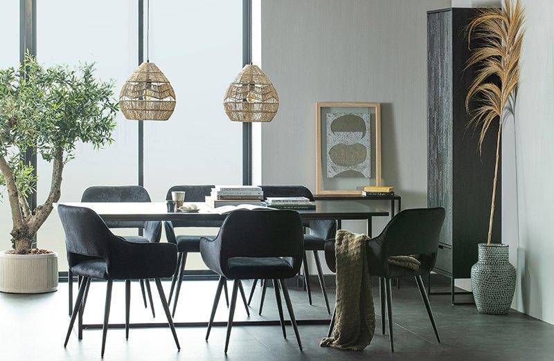 Silas Blacknight Brushed Ash Wood Slim Cabinet