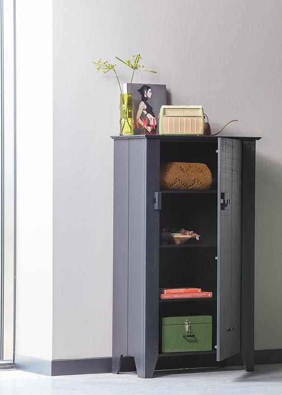 Gijs Farmer Rough Sawn Pine Cabinet
