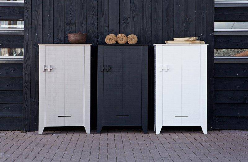 Gijs Farmer Rough Sawn Pine Cabinet