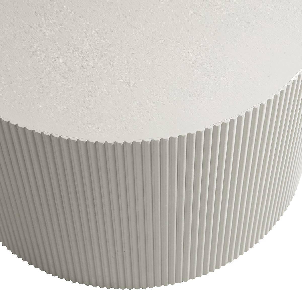 Sanne Antique Beige Side Table (Outlet)