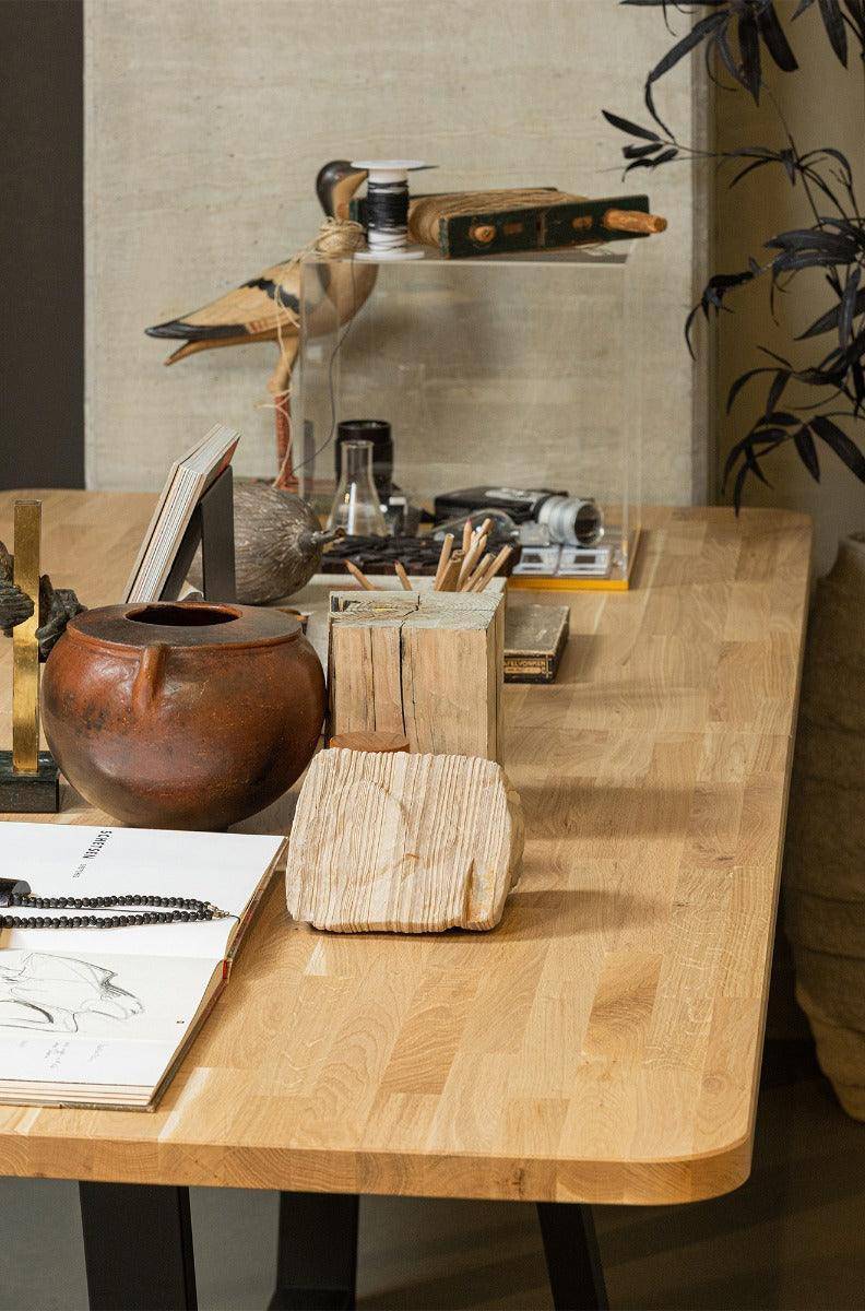 Combi Tablo Oak Drenthe Legs Dining Table