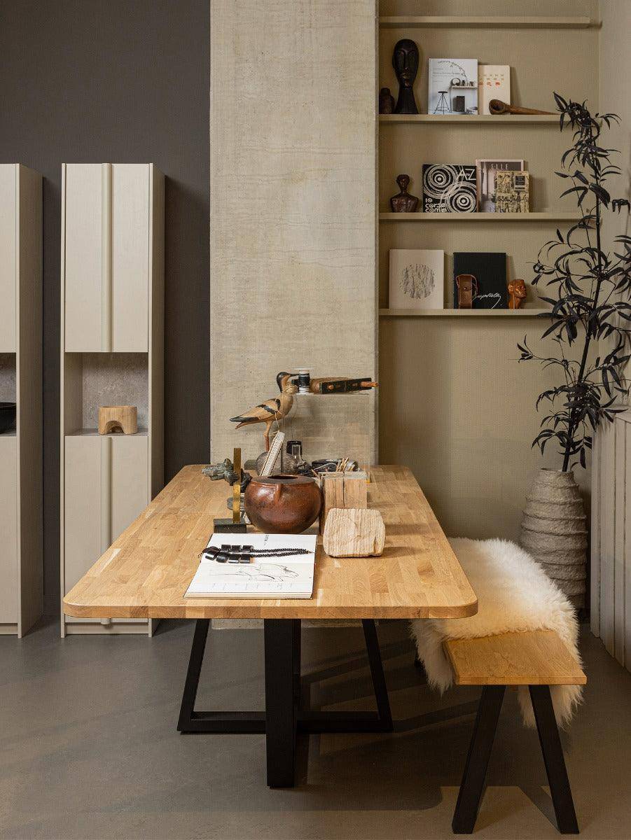 Combi Tablo Oak Drenthe Legs Dining Table