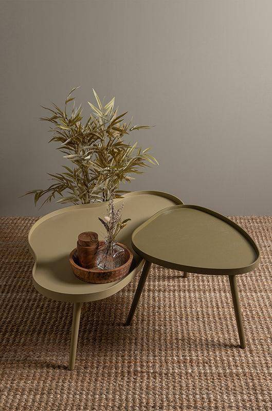 Mae Sepia Organic Wood Side Table