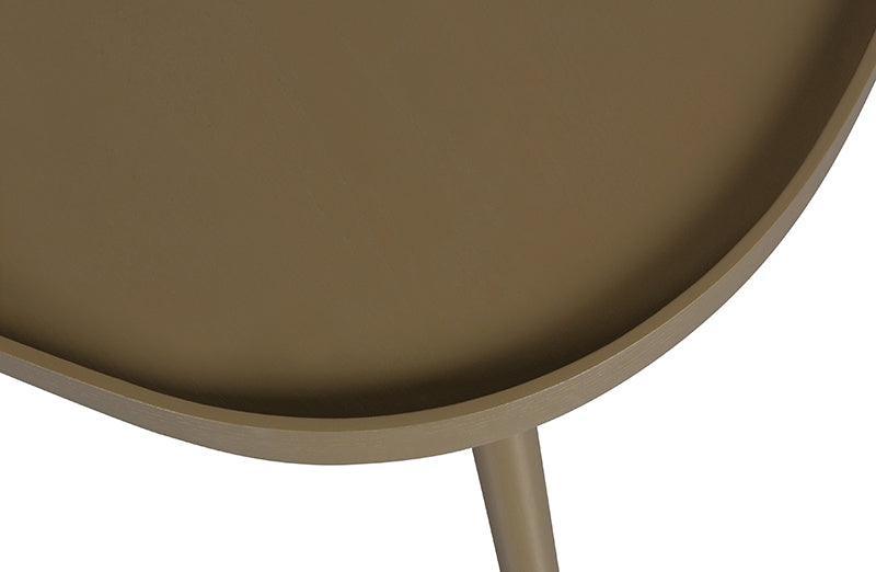 Mae Sepia Organic Wood Side Table