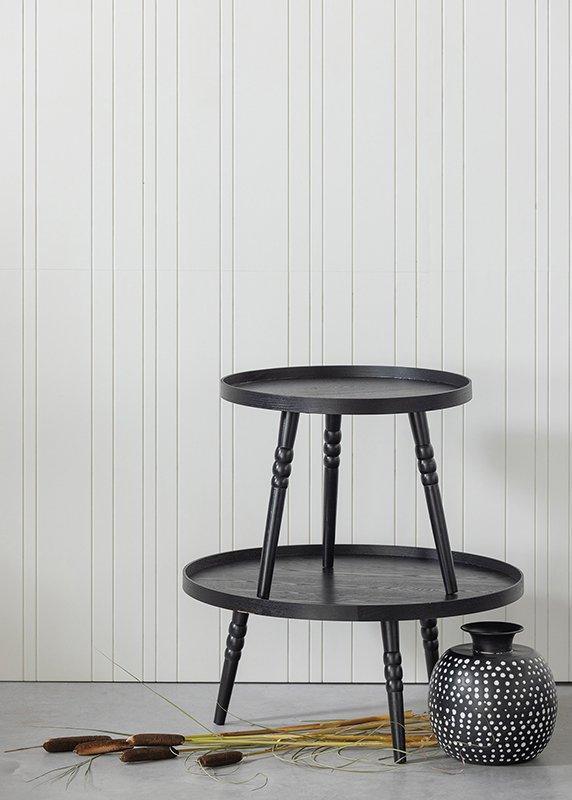 Ponto Black Wood Coffee Table