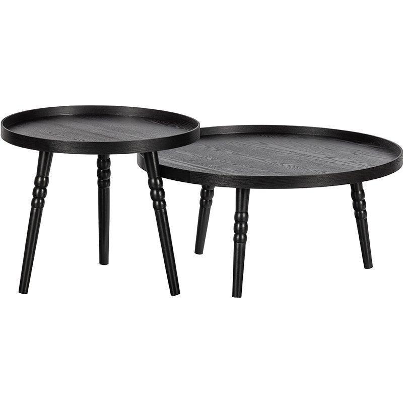 Ponto Black Wood Coffee Table