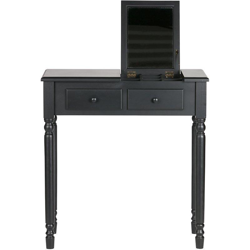 Romy Black Wood Hall/Dressing Table