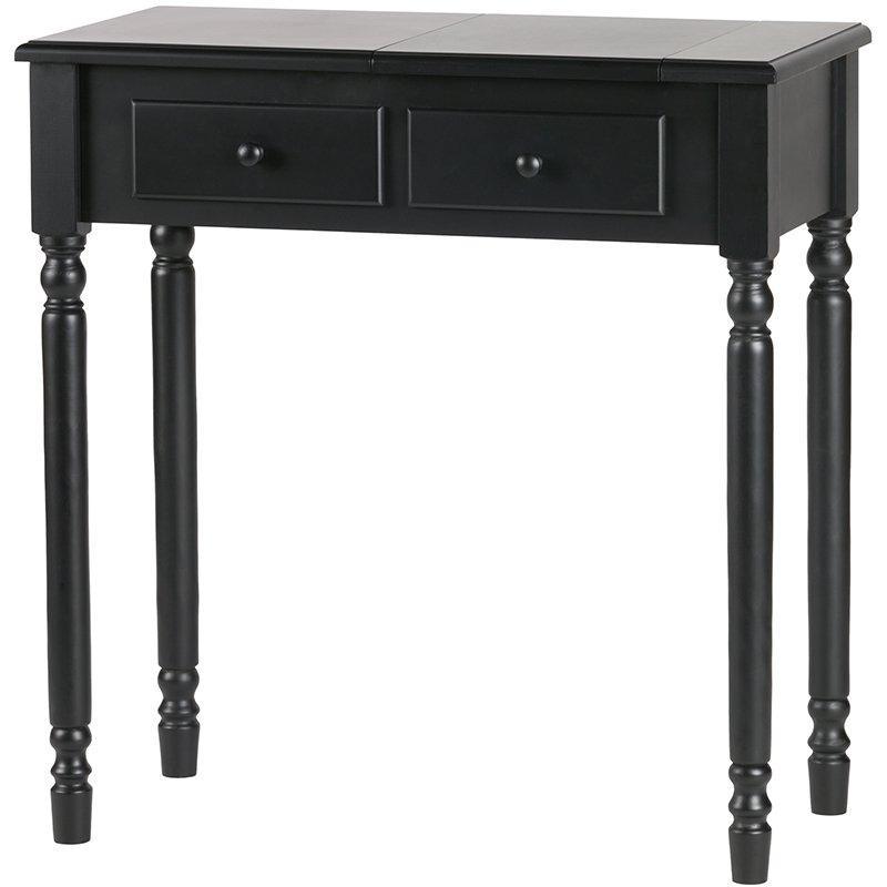 Romy Black Wood Hall/Dressing Table