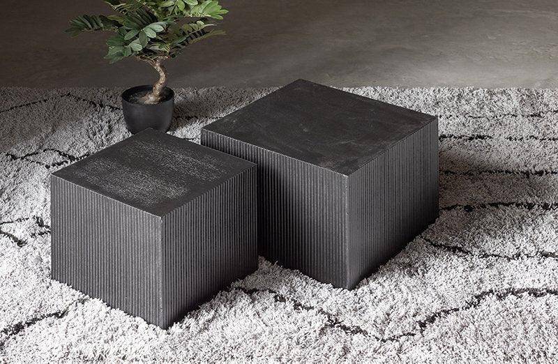 Sanne Black Side Table (2/Set)