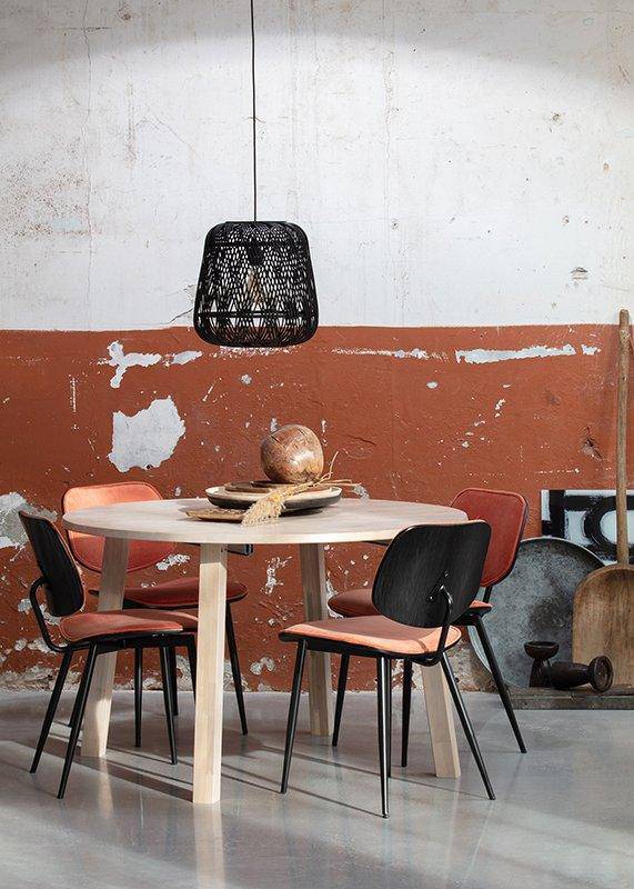 Lange Jan Oak Wood Extendable Dining Table