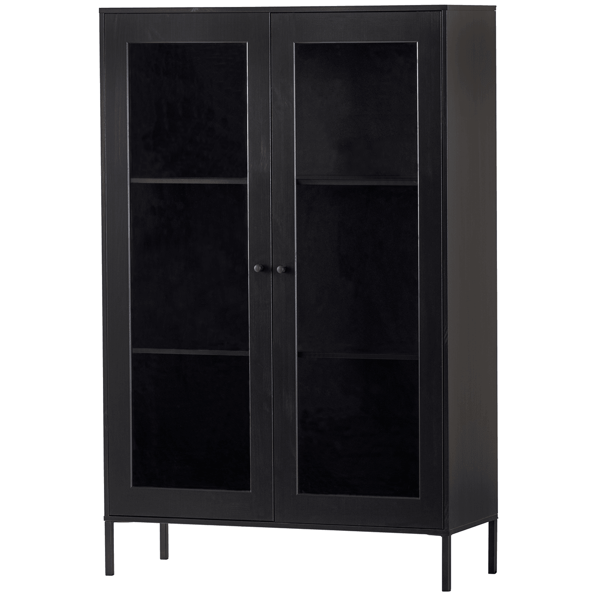 Xam Black Pine Display Cabinet - WOO .Design