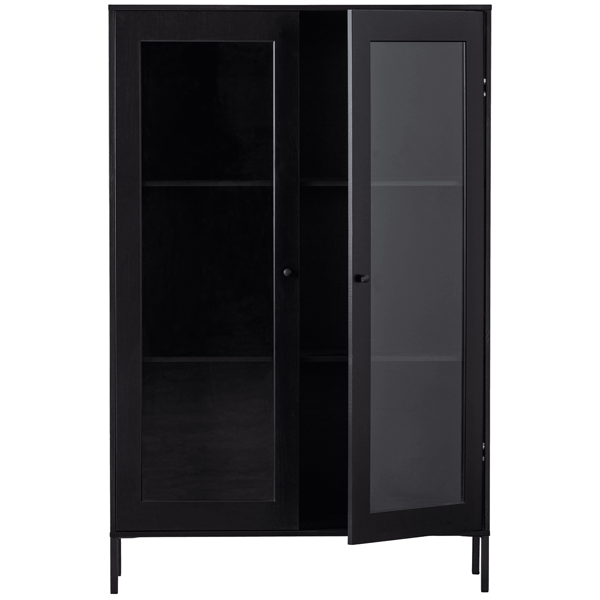 Xam Black Pine Display Cabinet - WOO .Design
