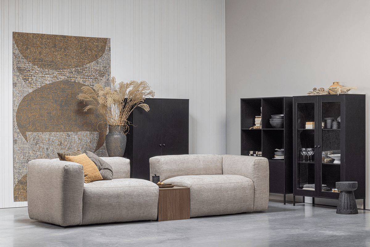 Xam Black Pine Display Cabinet - WOO .Design