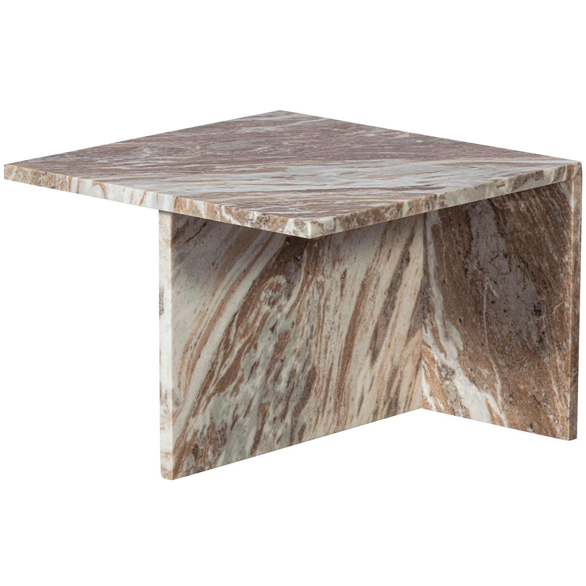 Xhail Marble Square Side Table - WOO .Design