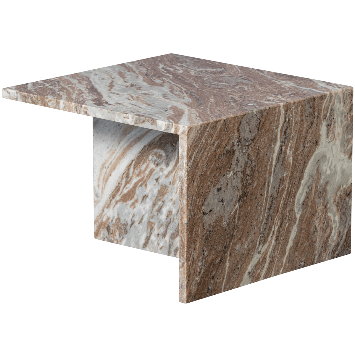 Xhail Marble Square Side Table - WOO .Design