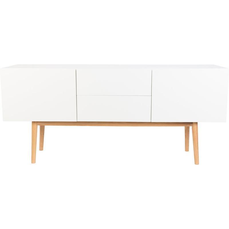 High On Wood 2 Drawer 2 Door Cabinet