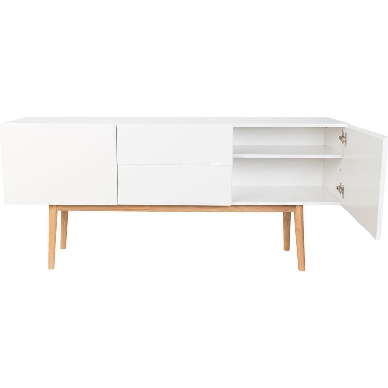 High On Wood 2 Drawer 2 Door Cabinet