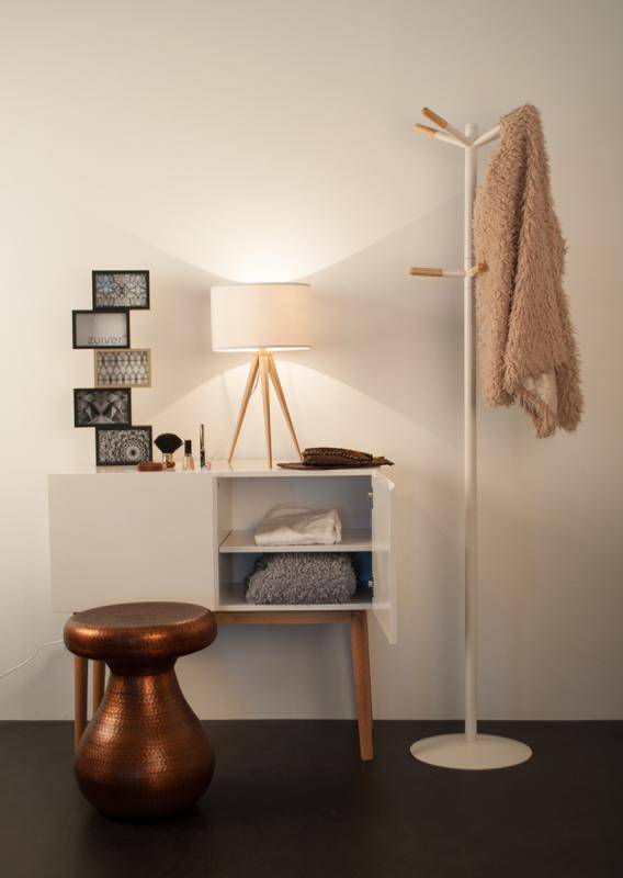 Wooden Tip Coat Rack