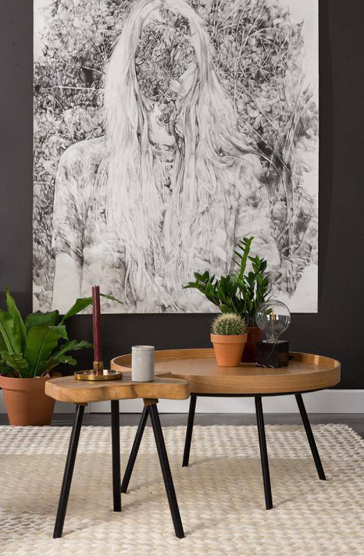 Oak Tray Coffee Table