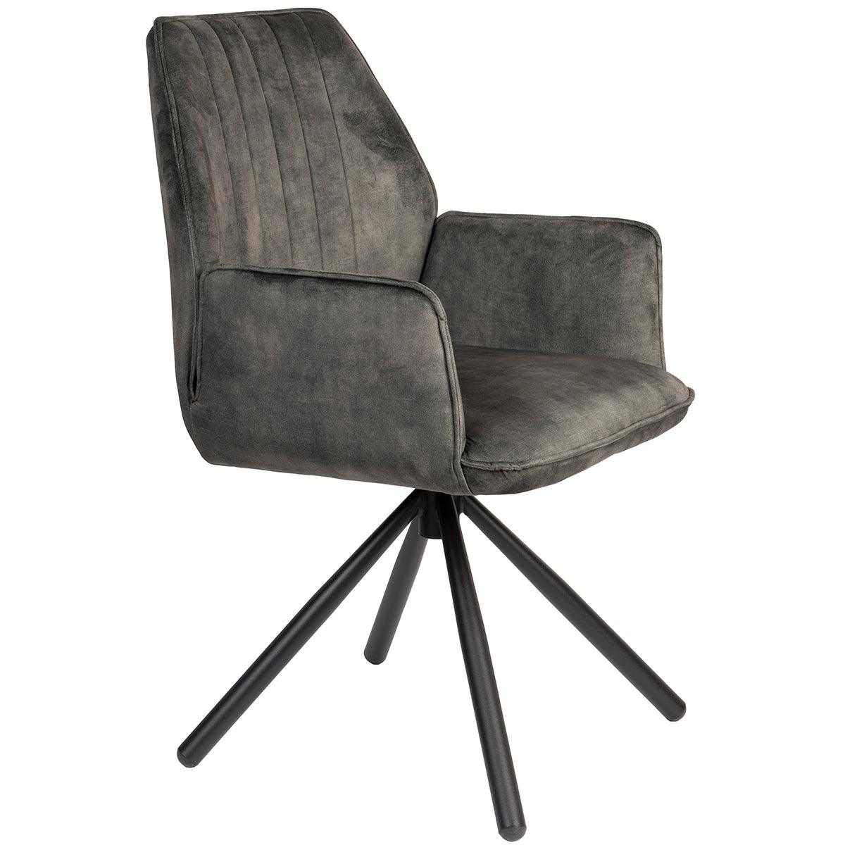 Jamie Velvet Armchair (2/Set) - WOO .Design