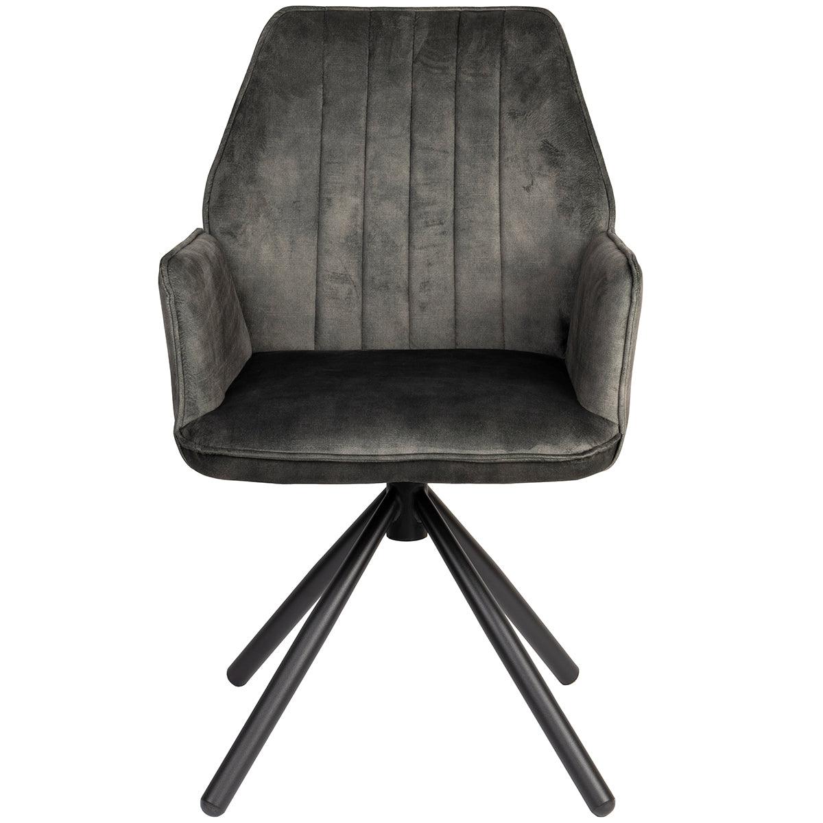 Jamie Velvet Armchair (2/Set) - WOO .Design