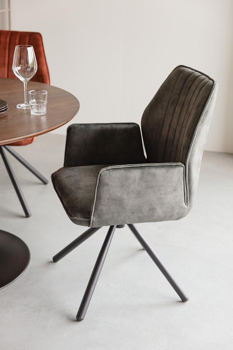 Jamie Velvet Armchair (2/Set) - WOO .Design